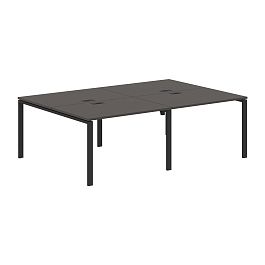 Стол 4-х местный EUWST 2316 Мокко/Черный 2326х1606х750 EDIS - Фото предпросмотра
