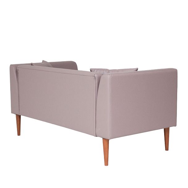 Диван Ева, коричневая искусственная кожа, ножки бук - Вид 5