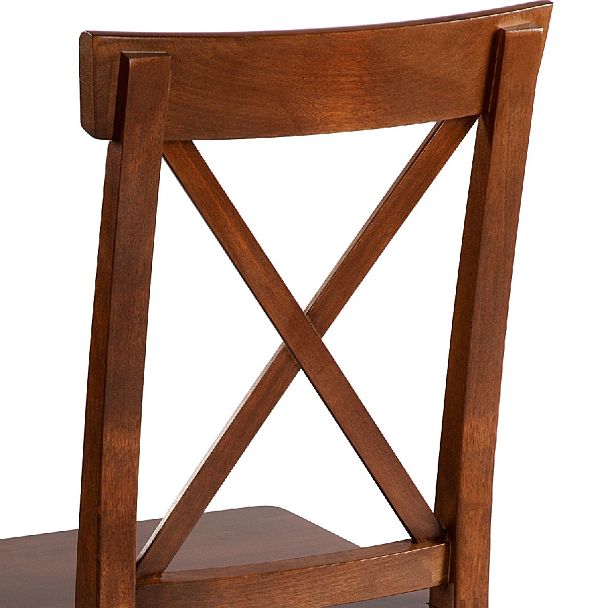 Комплект деревянных стульев с жестким сиденьем Бергольф Темный орех, 4 шт. - Вид 9