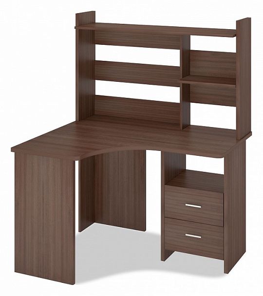 Стол компьютерный Домино Лайт СКЛ-Угл120+НКЛ-120 Шамони левый - Вид 1