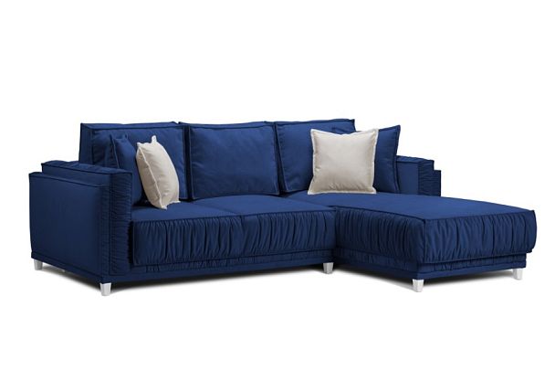 Диван угловой «Бали», сиинй - Вид 1