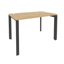 Onix Стол рабочий на П-образном м/к O.MP-SP-2.7 Тиквуд светлый/Антрацит металл 1180*720*750 - Фото предпросмотра