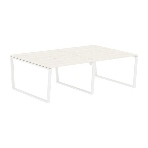 Стол 4-х местный EVWST 2316 Ясень Траун/Белый 2326х1606х750 EDIS - Вид 1
