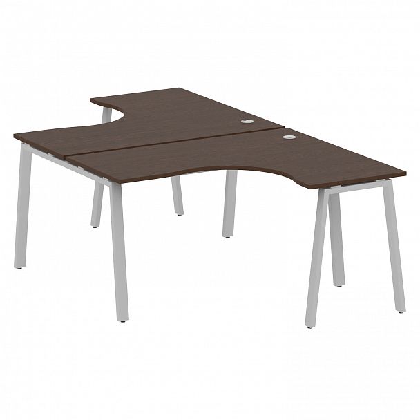 Рабочая станция "Metal System" БА.РАС-СА-2.3 венге/серый - Вид 1