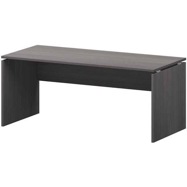 Стол руководителя НТ-180 Лиственница 1800x800x750 Аргентум - Вид 1