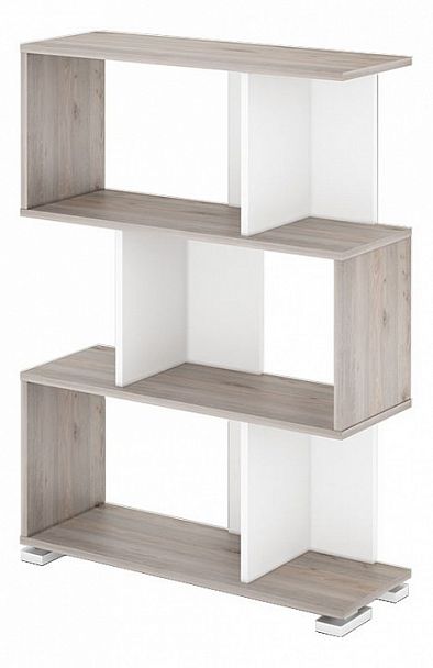 Стеллаж Домино нельсон СЛ-5-3 Белый/Нельсон - Вид 1