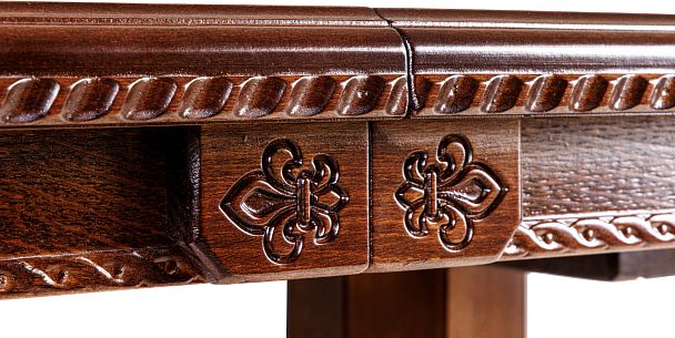 Стол деревянный раскладной Лорель 100 Миланский орех - Вид 7