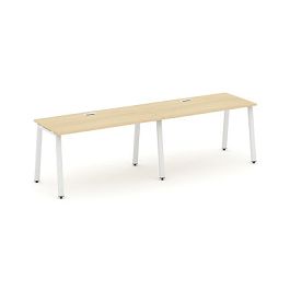Стайл Проджект Рабочая станция 1 сторон. SN-6A.ORS-001 Акация Лорка/Металл Белый 1960*600*750 - Фото предпросмотра