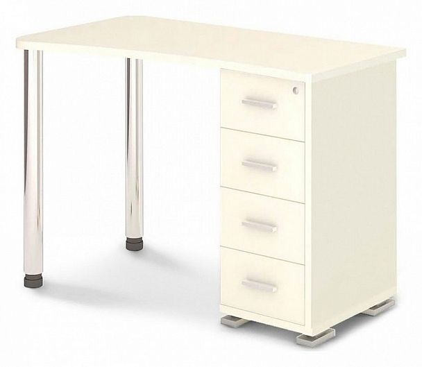 Стол письменный Домино нельсон СКМ-50 Белый левый - Вид 1