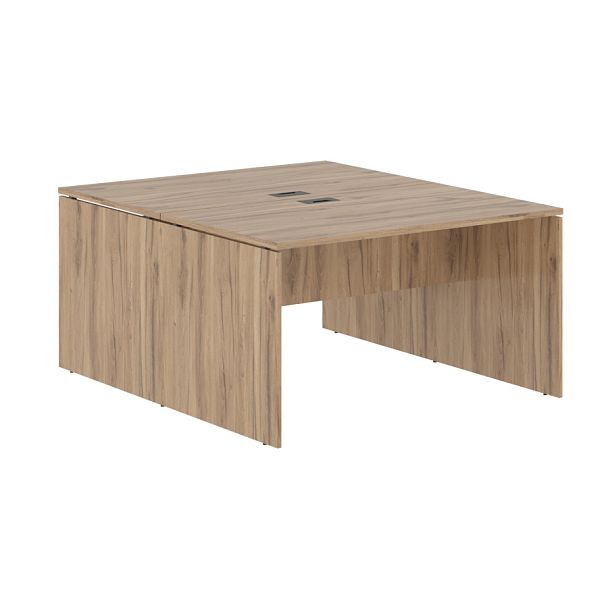 Стол двойной ED2ST 1380 Дуб Денвер светлый/Мокко 1360х1606х750 EDIS - Вид 1