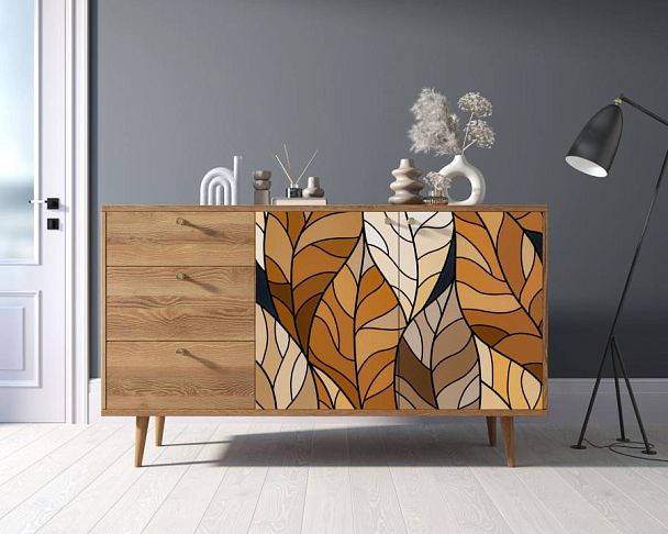 Комод Berber с двумя дверками и ящиками 08 принт арт BB05/Print_08 - Вид 4