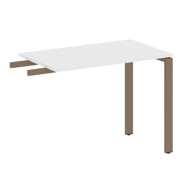 Metal System Приставной элемент на П-образном м/к БП.ПР-3 Белый/Мокко металл 1000*600*750 - Вид 1