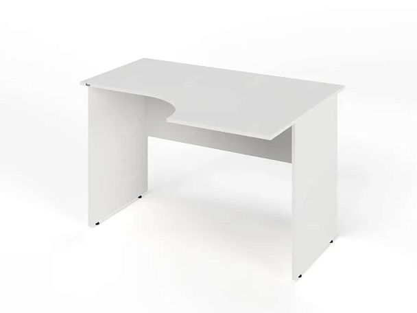 ЛАЙТ / LIGHT RLG004-12x9R Угловой стол 120x90x75 Белый - Вид 1