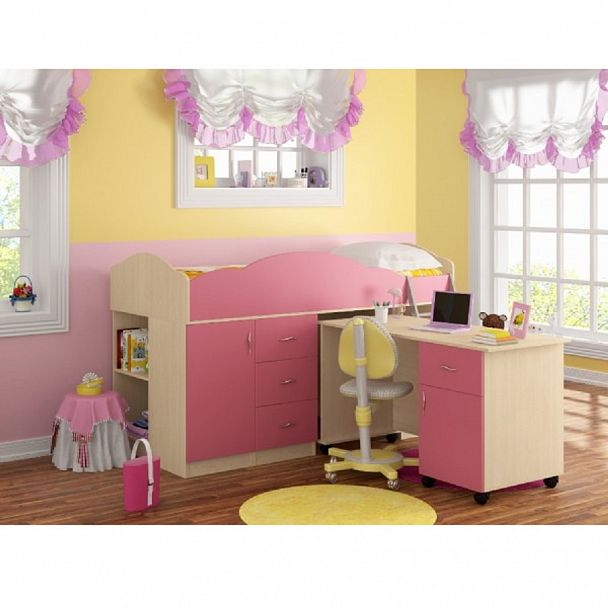 Кровать-чердак "Дюймовочка-5.3" - Вид 3