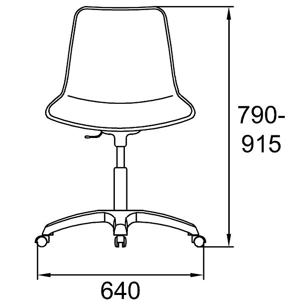 Кресло Vicenza SW крестовина черная, оранжевый, РП+ИК - Вид 7