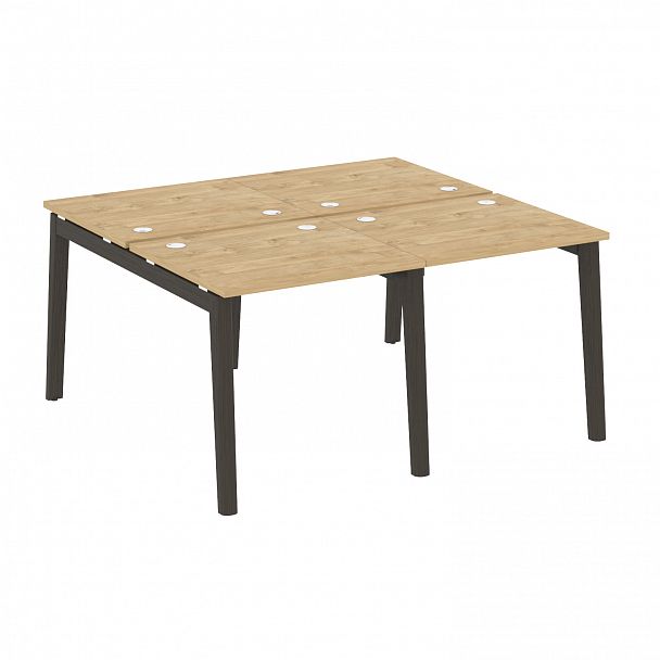 Рабочая станция "Onix wood" OW.D.RS-4.0.7 тиквуд светлый/дуб темный - Вид 1