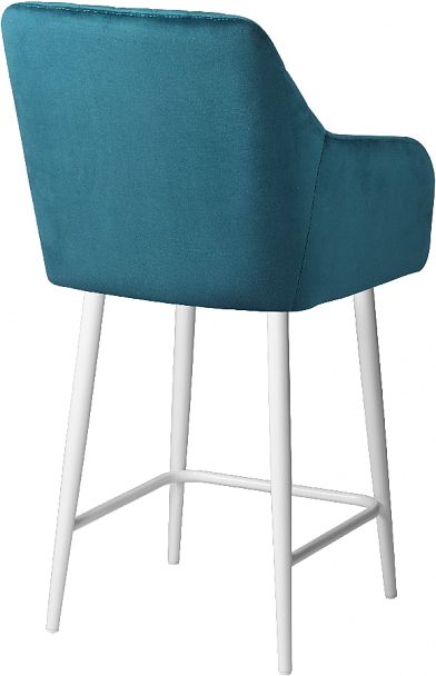 Комплект полубарных поворотных кресел Барли К, Confetti izumrud/белый, 3 шт. - Вид 5