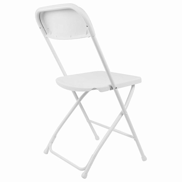 Стулья складные BRABIX "Golf CF-002", КОМПЛЕКТ 4шт., белый каркас, пластик белый, 533031 - Вид 8