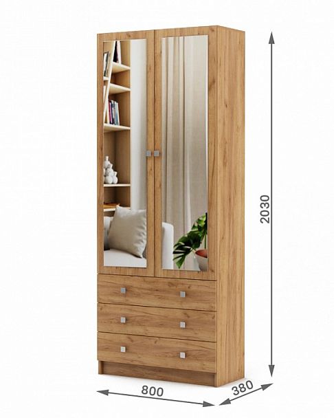 Шкаф платяной Бостон-12 - Вид 2