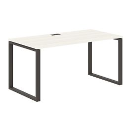 Стол прямой EQST 1580 Ясень Траун/Мокко 1560х800х750 EDIS - Фото предпросмотра