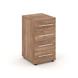 Rift Тумба приставная RF.TPR-001 Дуб Табак/Металл Белый 416*460*747 - Фото предпросмотра