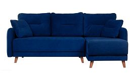 Диван 3-х местный FOLDE ottoman синий - Фото предпросмотра