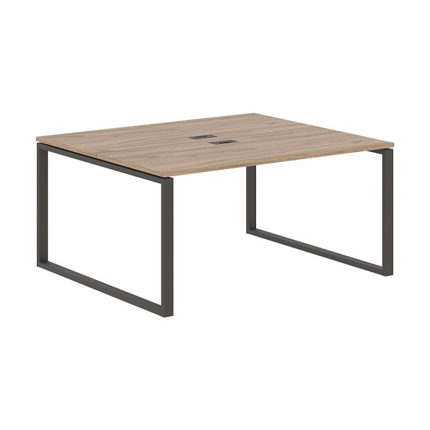 Стол 2-х местный EQWST 1513 Дуб Денвер светлый/Мокко 1560х1346х750 EDIS - Вид 1