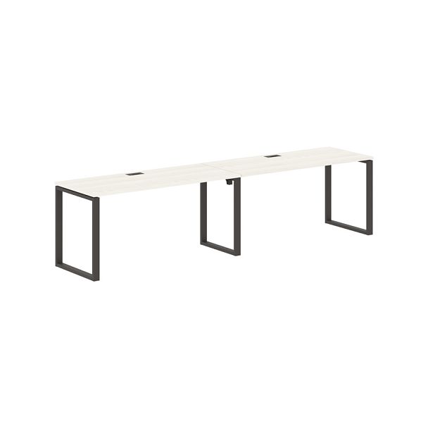 Стол 2-х местный EQWST 3167 Ясень Траун/Мокко 3126х670х750 EDIS - Вид 1