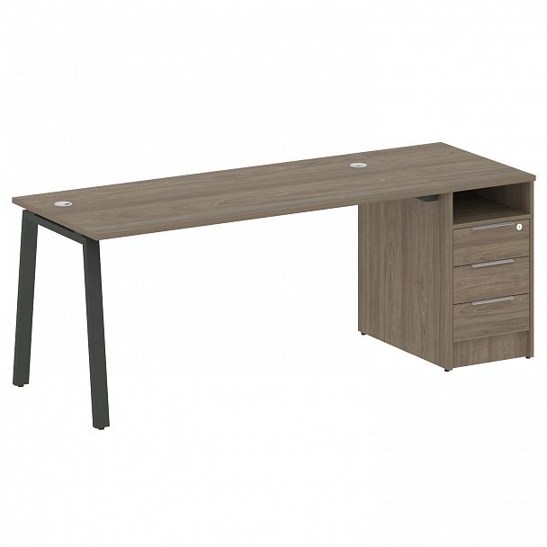 Рабочая станция "Metal System" БА.РС-СТП -1.4 вяз/антрацит - Вид 1