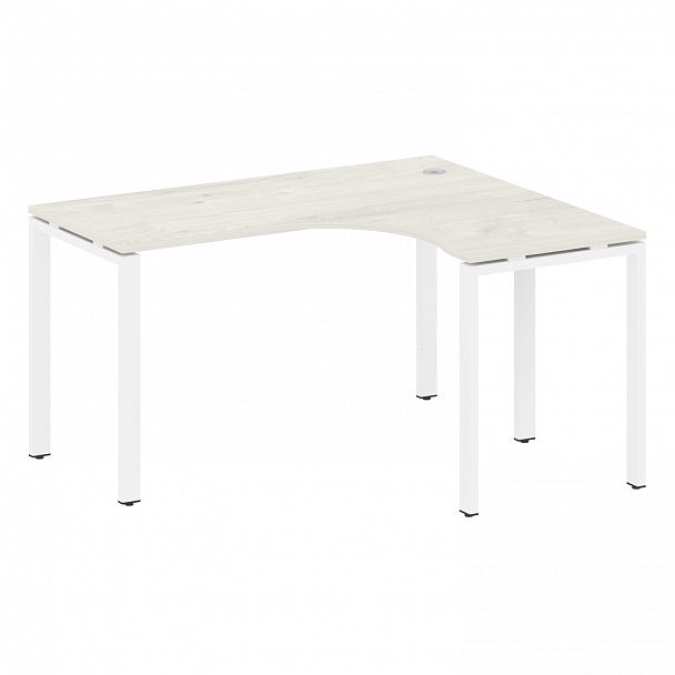 Стол "Metal System" БП.СА-3 дуб наварра/белый - Вид 1