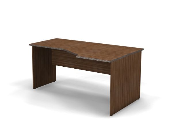 SMART/СМАРТ RS003-158Х95 Стол эргономичный правый 1580х950х737 Дуб Катания - Вид 1