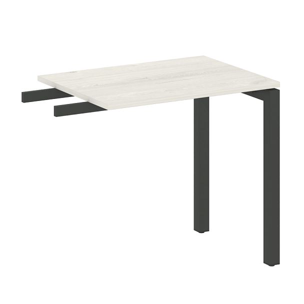 Metal System Quattro Приставной элемент на П-образном м/к 50БП.ПР-2 Дуб наварра/Антрацит металл 800*600*750 - Вид 1