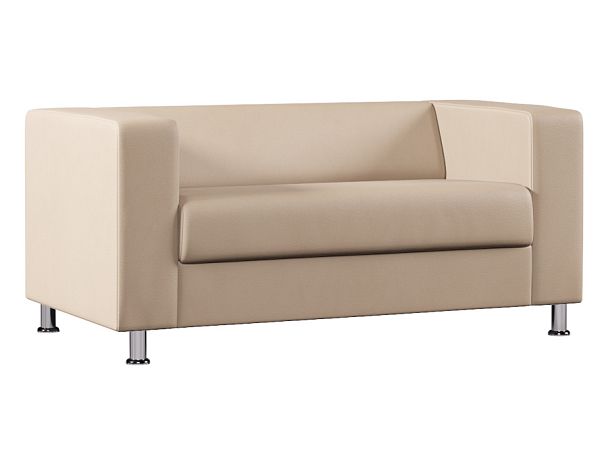 Диван Everprof Wilson двухместный Экокожа Бежевый - Вид 1