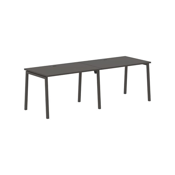 Стол 2-х местный ELWST 2380 Мокко/Мокко 2326х800х750 EDIS - Вид 1