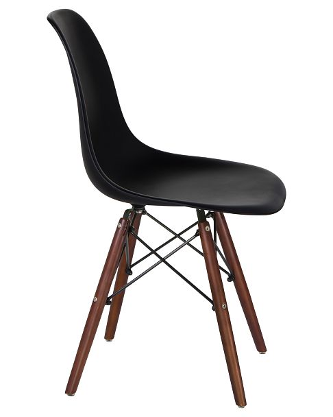 Стул обеденный LMZL-PP623 (ножки тёмный бук, цвет сиденья чёрный) - Вид 3
