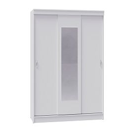 Шкаф-купе Бася белый - Фото предпросмотра