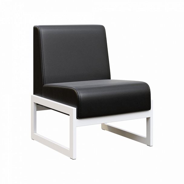 Диван одноместный "MODULE" MD.D1 Белый+черный - Вид 1