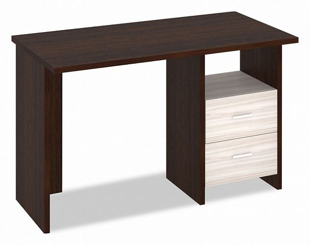 Стол письменный Домино Лайт СКЛ-Прям120 Венге/Карамель - Вид 1