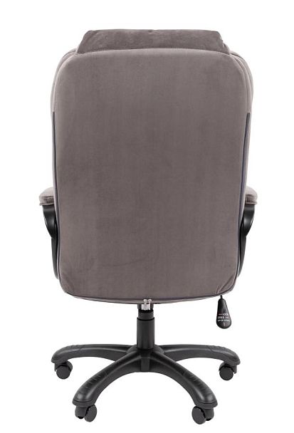 Кресло Chairman Home 434 Россия ткань Т-55 серый (черный пластик) - Вид 6