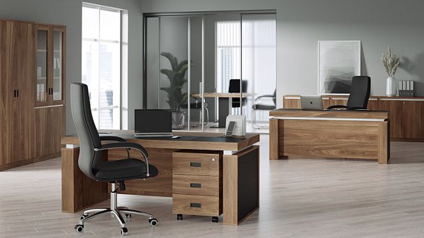 Стол для переговоров Liverpool 240x120x76 дуб нордик - Вид 7