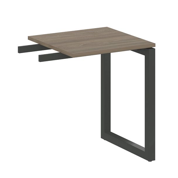 Metal System Quattro Приставной элемент на О-образном м/к 50БО.ПР-1 Вяз/Антрацит металл 600*600*750 - Вид 1