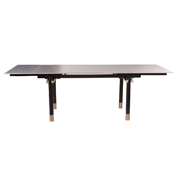 Стол обеденный Trump (160+40+40), керамика серая - Вид 5