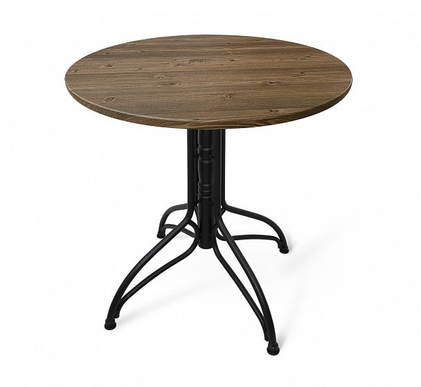 Стол Sheffilton SHT-TU25/TT 70 МДФ черный муар/орех светлый - Вид 1