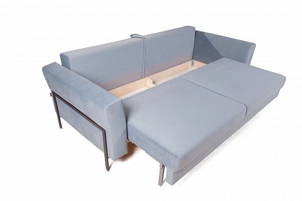 Fiji диван-кровать трехместный прямой, велюр - Вид 5