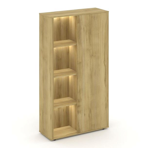 Касл Шкаф для документов правый CS.D-DP-1.1 (R) Дуб Винченцо 1171*450*2110 - Вид 1