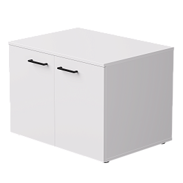 Тумба для оргтехники Everprof EVO 800х604x588 Белый - Фото предпросмотра