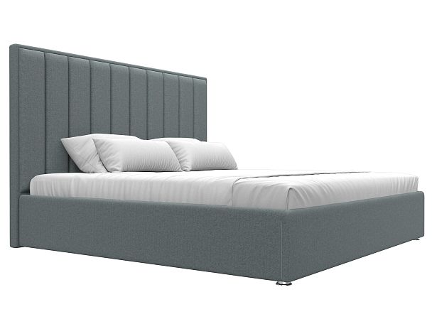 Кровать интерьерная Афродита 200 Рогожка серый - Вид 3