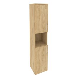 Onix Шкаф высокий узкий левый O.SU-1.5 (L) Тиквуд светлый 400*420*1977 - Фото предпросмотра