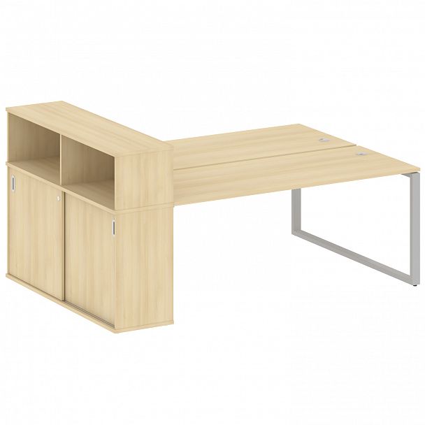 Рабочая станция "Metal System" БО.РС-СШК-2.5 акация/серый - Вид 1