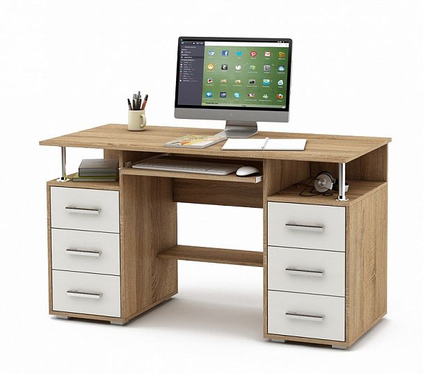 Стол компьютерный Амбер-8 - Вид 1